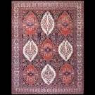 Early 20th Century Persian Senneh Garden Carpet